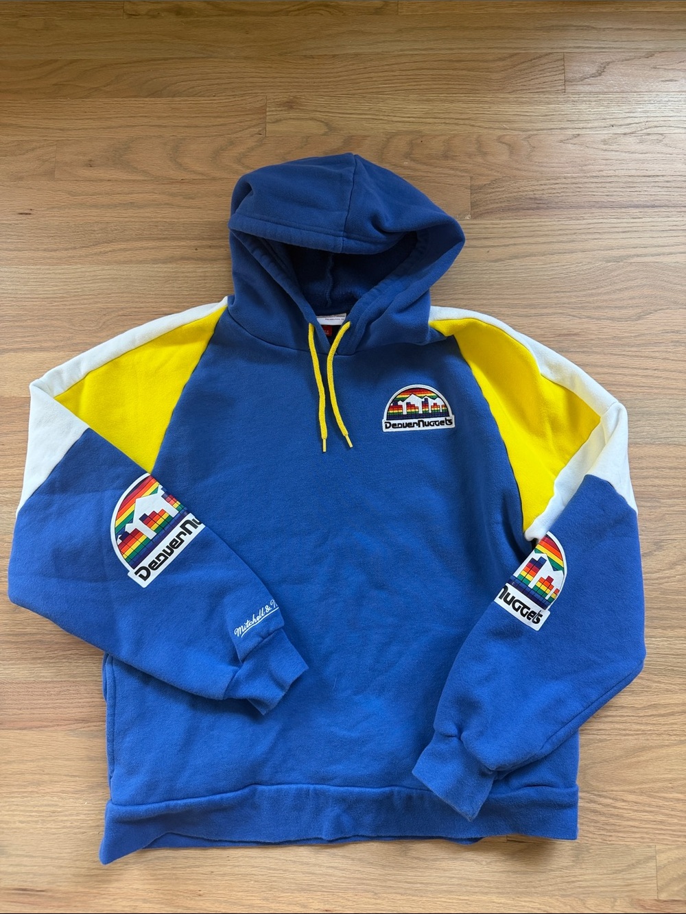 Mitchell & Ness Denver Nuggets Rainbow Skyline Hoodie Men’s LG